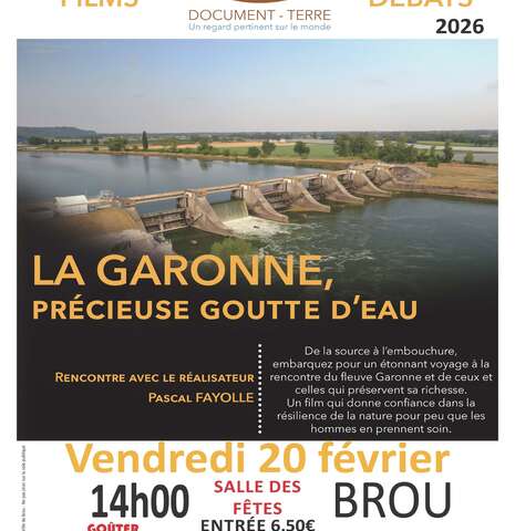 Document Terre - La Garonne, précieuse goutte d'eau