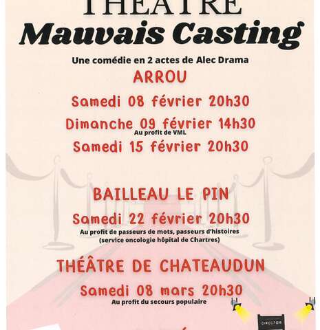 Théâtre - Mauvais Casting