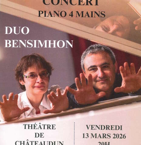 Concert de piano à 4 mains avec le duo Bensimhon