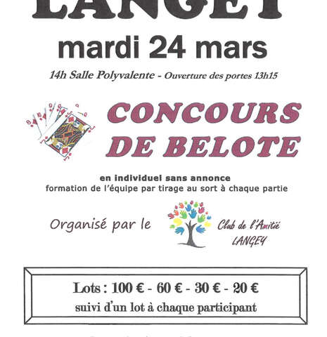 Concours de belote