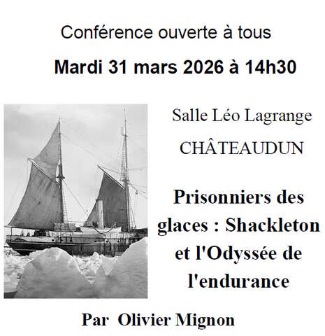 Conférence - Prisonniers des glaces, Shackleton et l'odyssée de l'endurance