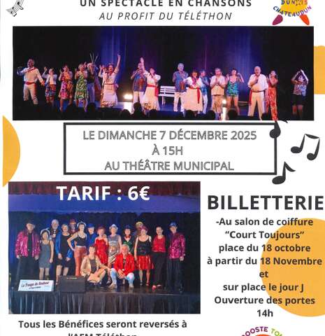 Spectacle de la Troupe du Bonheur pour le Téléthon