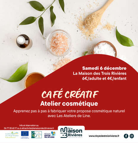 Café créatif - Atelier cosmétique