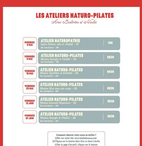 Ateliers Naturo-Pilates à la Mission Ateliers Naturo-Pilates à la Mission