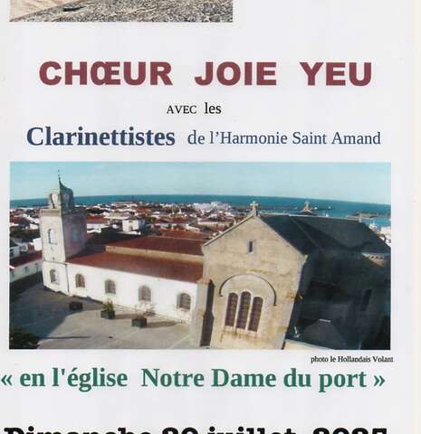 Concert de la chorale Choeur Joie Yeu Concert de la chorale Choeur Joie Yeu