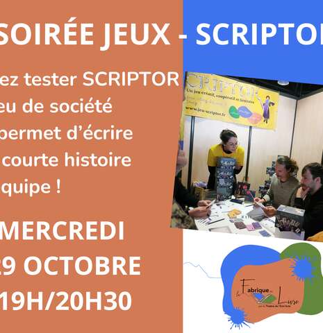 SOIRÉE JEUX de la librairie-café A Contre Courant