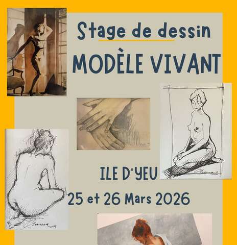 STAGE DE DESSIN - MODÈLE VIVANT