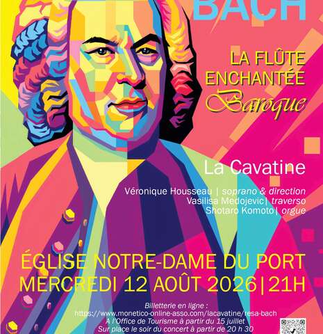 Concert de La Cavatine : LA FLUTE ENCHANTEE BAROQUE, BACH