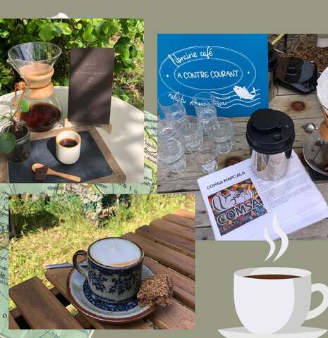 ATELIER Café de la librairie-café A Contre Courant