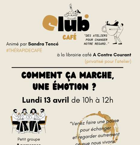 CLUB café à la librairie A Contre Courant