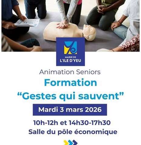 Animation Seniors : Formation "Gestes qui sauvent"