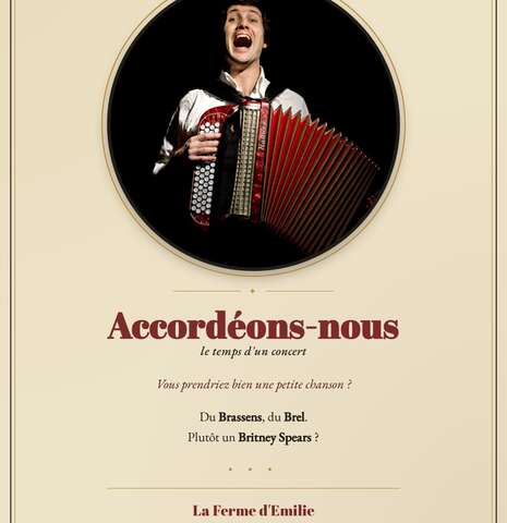 Concert Accordéon à la Ferme d'Emilie