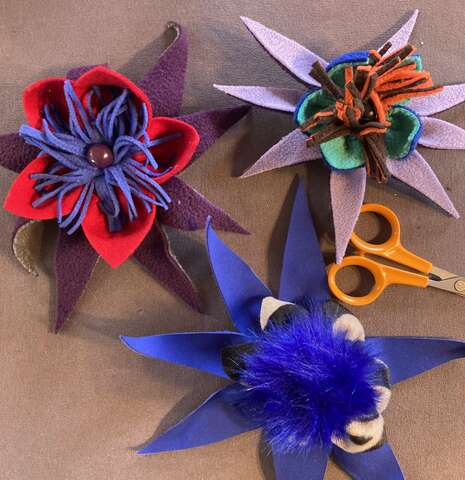 Couture pour les 7/10 ans : faire des fleurs en tissu