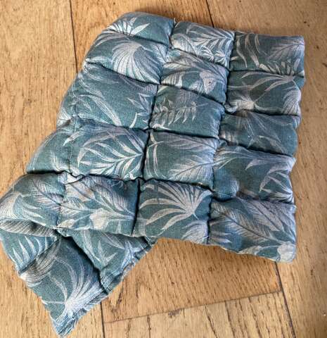 Couture débutant : bouillotte sèche en graines de lin BIO