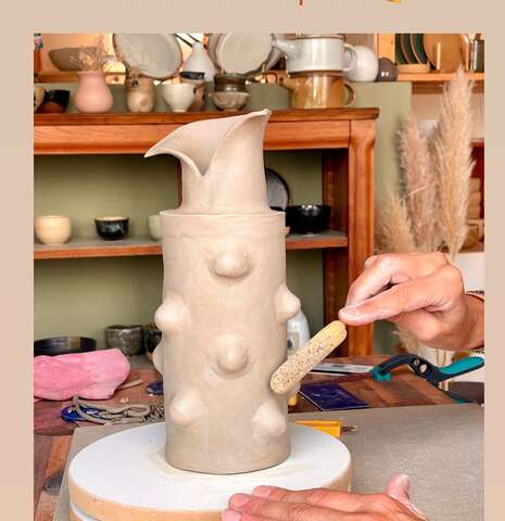 Cours de poterie au tour et modelage