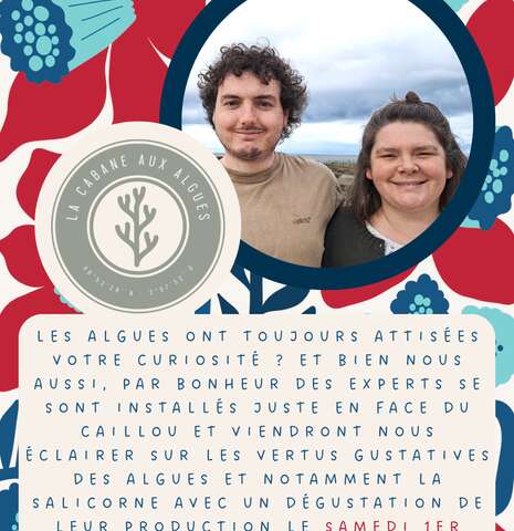 Dégustation par la Cabane aux algues chez Délicatesses