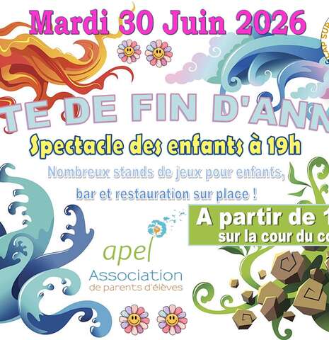 Fête de fin d'année de l'Ecole Notre Dame du Port