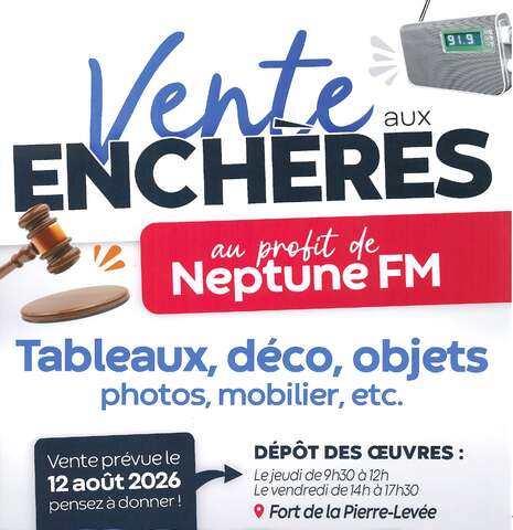 Vente aux enchères au profit de Neptune FM