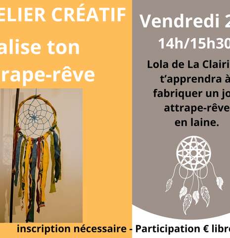 ATELIER CREATIF de la librairie-café A Contre Courant