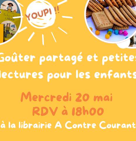 GOUTER LECTURE de la librairie-café A Contre Courant