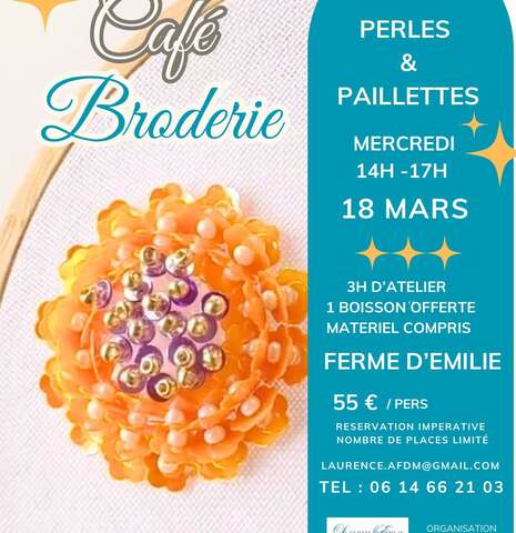 Café Broderie à la Ferme d'Emilie