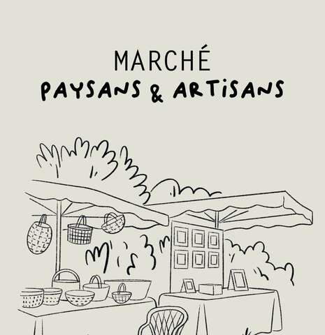 Marché paysans et artisans à la Ferme d'Emilie
