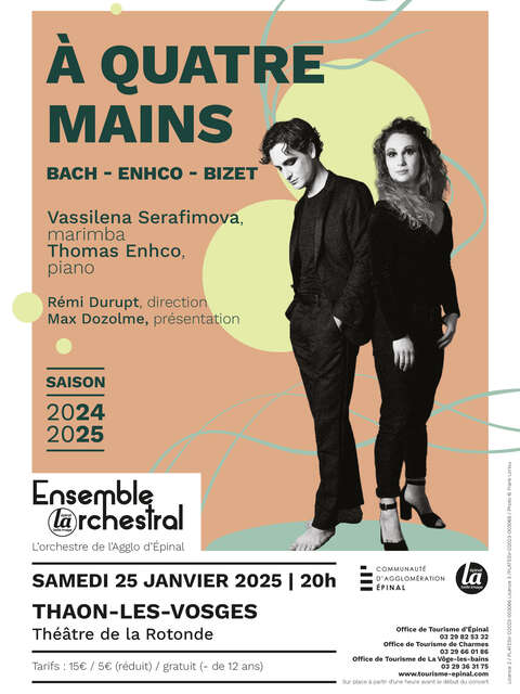 CONCERT À QUATRE MAINS: ENSEMBLE ORCHESTRAL LA BELLE IMAGE