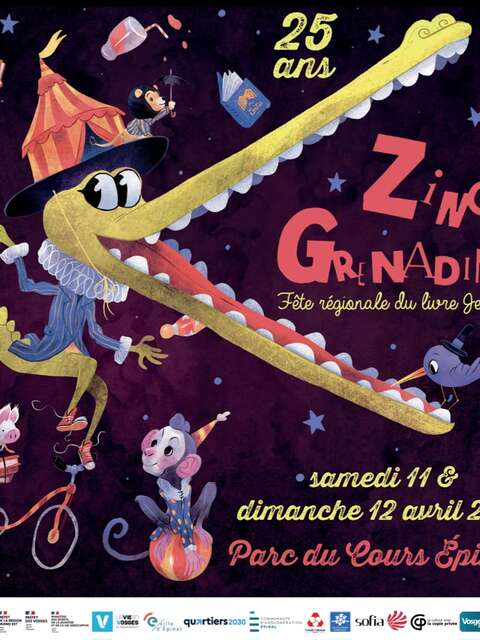 Zinc grenadine, fête régionale du livre jeunesse