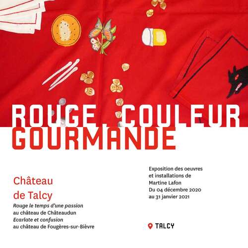 Rouge, couleur gourmande au château de Talcy Rouge, couleur gourmande au château de Talcy
