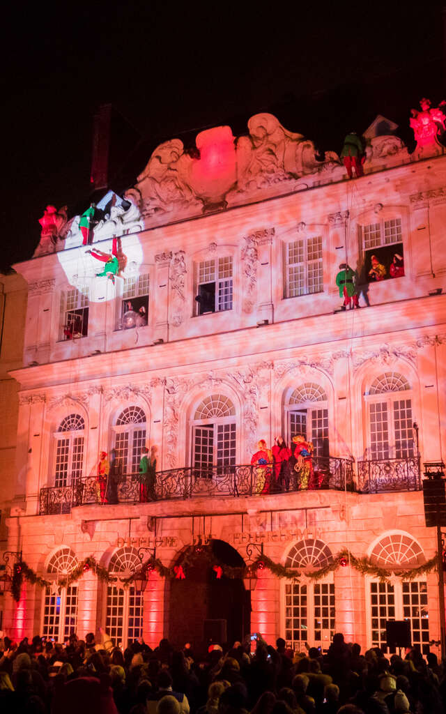 Descente du père noël à Douai