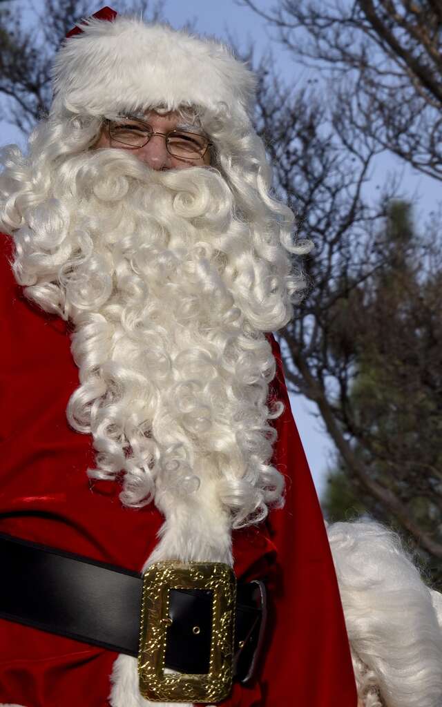 Descente du père noël à Cantin