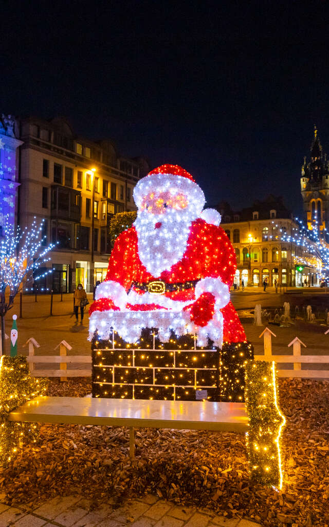 Douai d'hiver - Saint-Nicolas et son âne