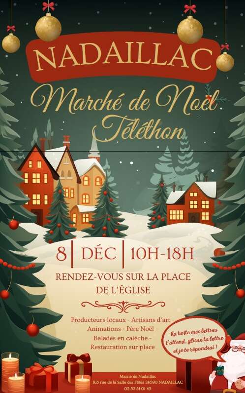 Marché de Noël et Téléthon de Nadaillac