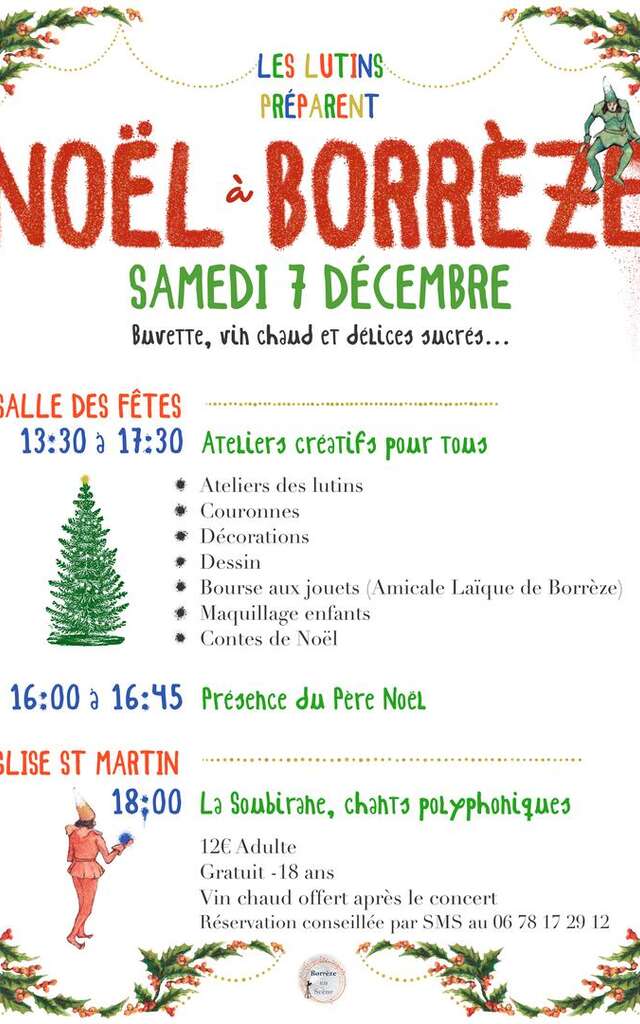 Fête de Noël à Borrèze