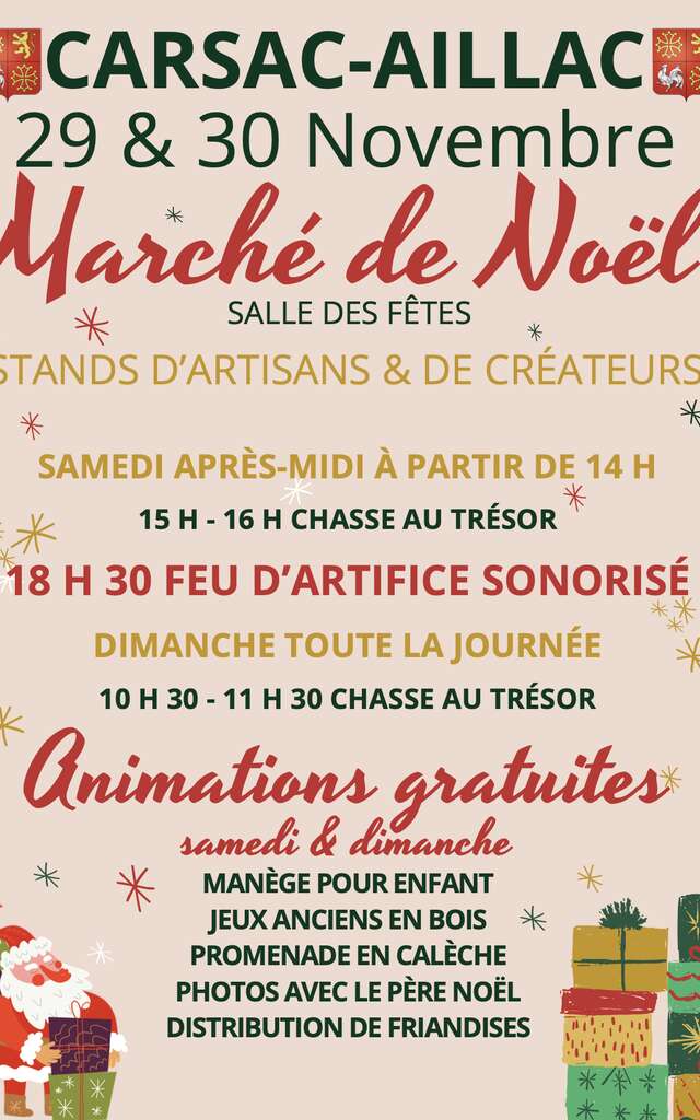 Marché de Noël de Carsac-Aillac