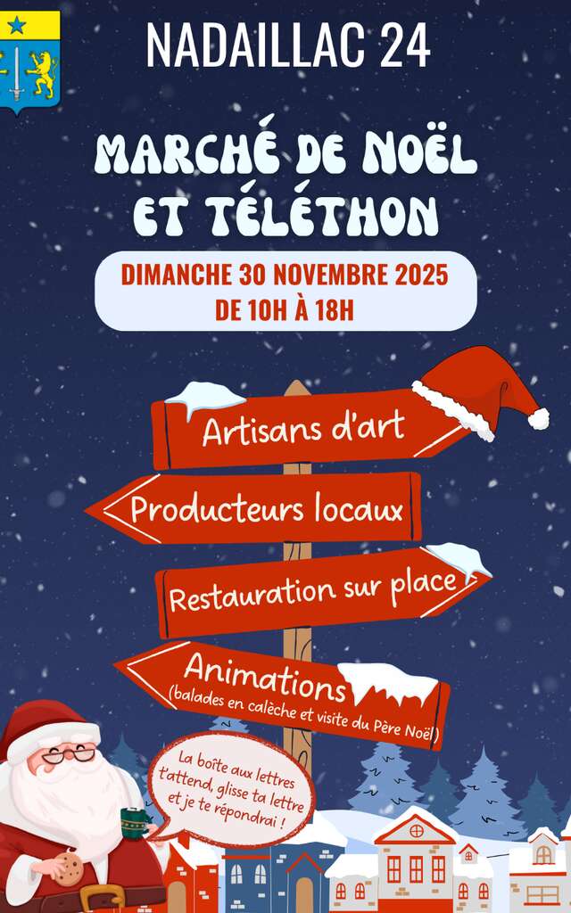 Marché de Noël et Téléthon de Nadaillac