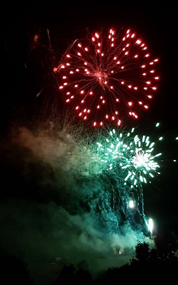 Feu d'artifice à Curemonte