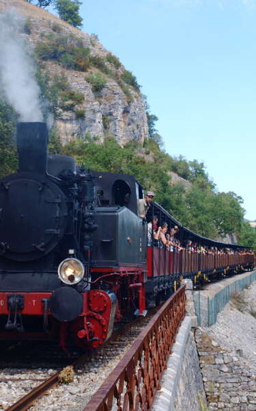 Train à vapeur de Martel