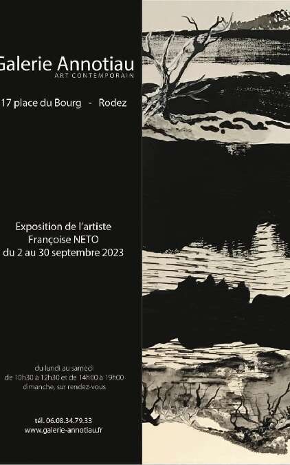 Exposition de Françoise Neto à la galerie Annotiau