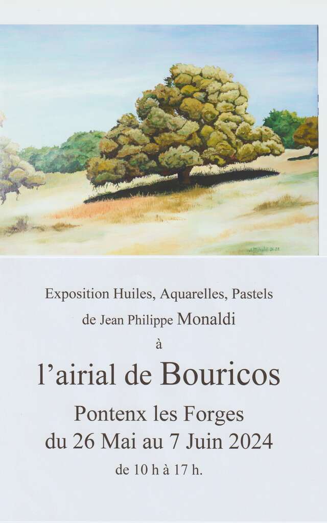 Exosition aquarelles-Pastels-huiles