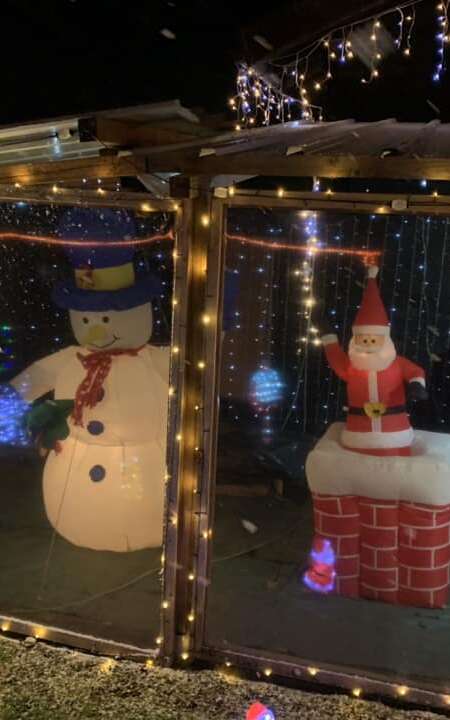 Maison avec son décor magique