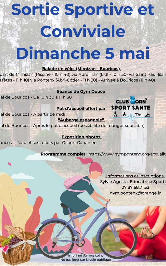 Sortie sportive et conviviale - Mai à vélo
