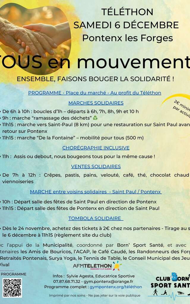 Téléthon 2025 à Pontenx