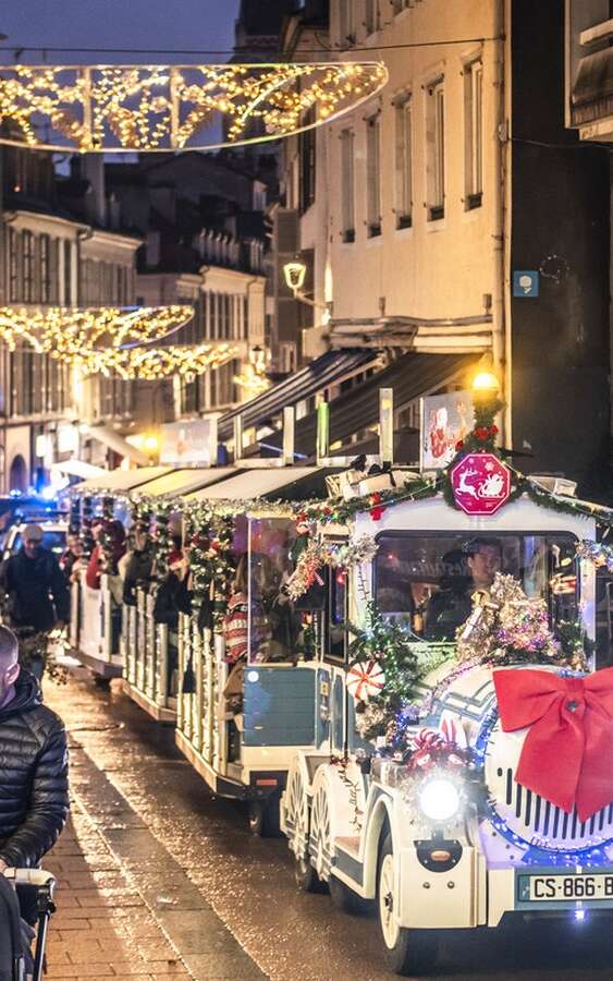 Noël à Pau - Les Balades en petit train du père Noël
