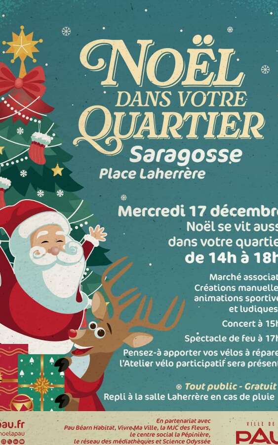 Noël à Pau : Quartier Saragosse