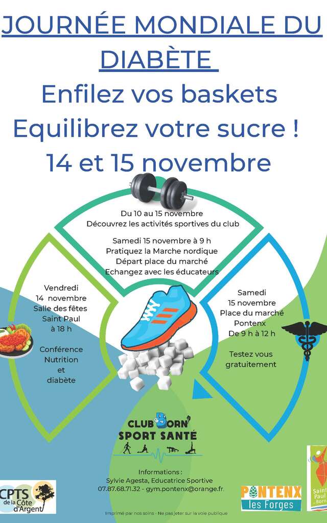 Enfilez vos baskets - Equilibrez votre sucre !