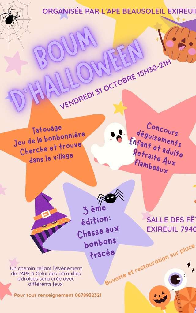 BOUM d'Halloween de l'APE Beausoleil