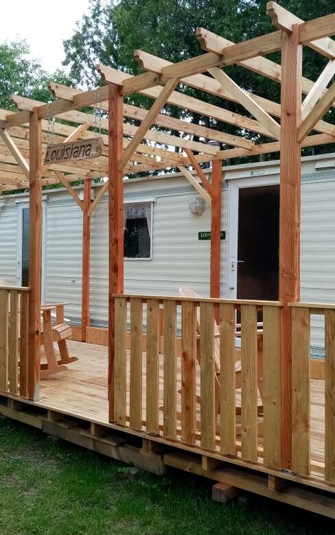 Camping La Perle : Mobil-Home Louisiane