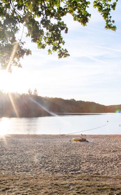 Plage de Chabannes du Lac de Saint-Pardoux