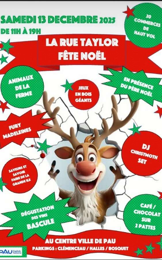 La rue Taylor fête Noël